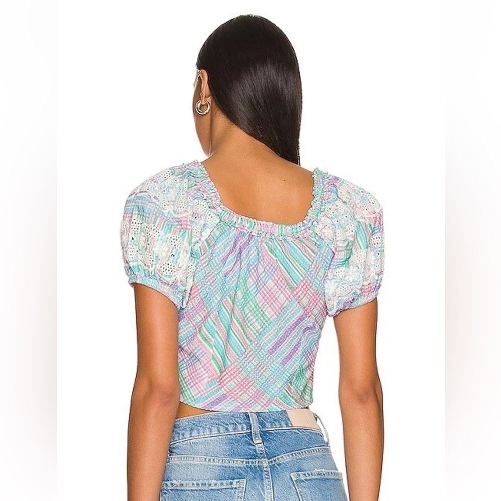 LoveShackFancy Izetta Top | Size 2 | Candyland Multi - Picture 2 of 8